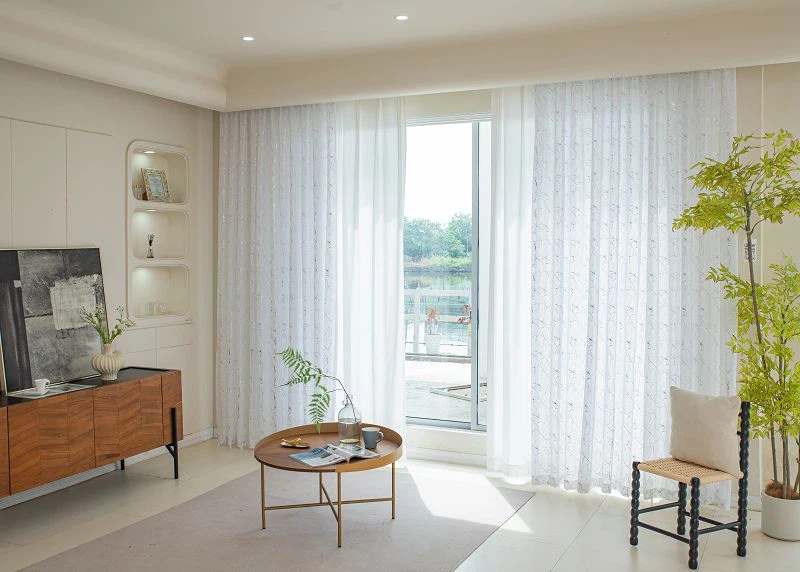 Екрана Doli FabricWindow з мармуровим візерунком зі срібної фольги